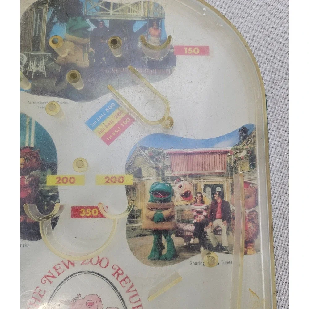Wolverine Toy New Zoo Revue Pinball Game Kids OS Green Vintage 1970s No 154 USA